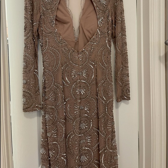 Long Sleeve Embellished Dress Sequin - Picture 5 of 11